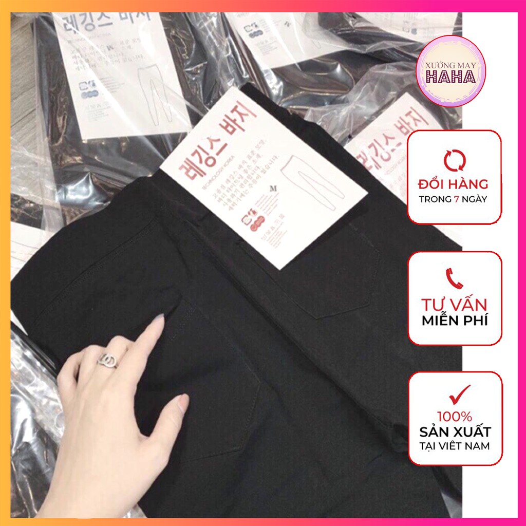 Quần LEGGING  túi hồng,Quần legging huyền thoại Bigsize, Legging, cạp cao (Bigsize nữ)- Xưởng May ThuVu