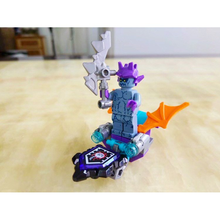 Đồ chơi lắp ráp non lego Xếp mô hình Nexo Knights Heima 5009 hiệp sĩ Lance Aaron tương lai trưng bày trọn bộ 6 hộp