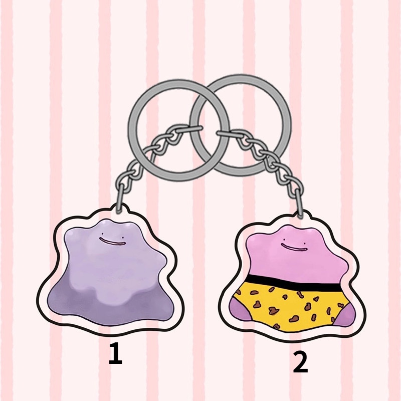 Móc khóa acrylic có mặt hình thẻ họa tiết Hwang In Youp