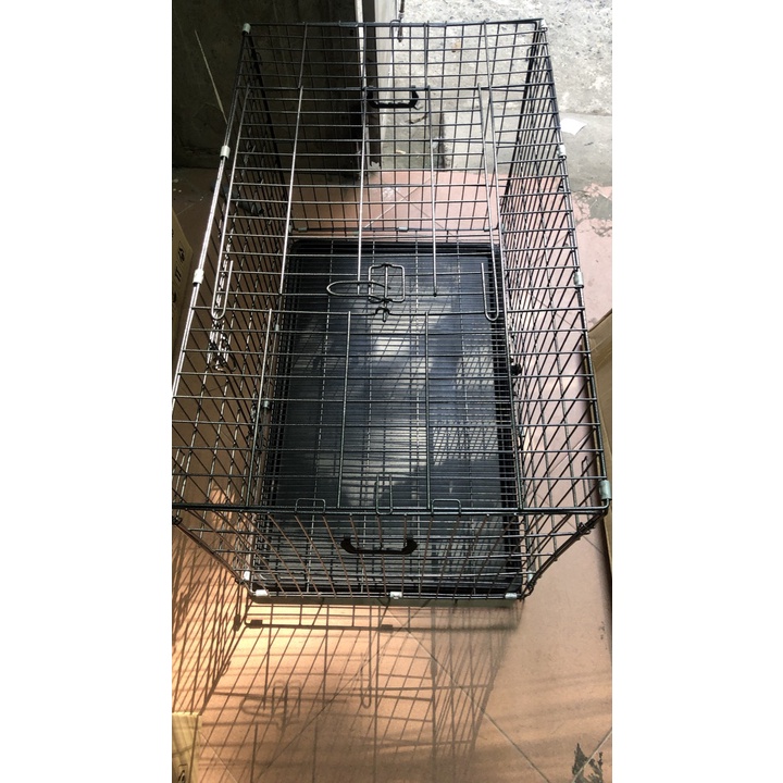 Chuồng chó, chuồng mèo sơn tĩnh điện size Lớn XL 90x60x63cm