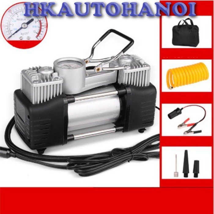 ⚡️GIÁ SỐC⚡️BƠM Ô TÔ 2 XI LANH 72 LÍT/ PHÚT BẢO HÀNH 1 NĂM BƠM OTO 2 XILANH CAO CẤP