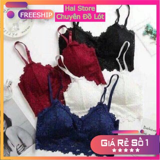 ❤️free ship❤️ áo bra ren hoa siêu đẹp 343 free size