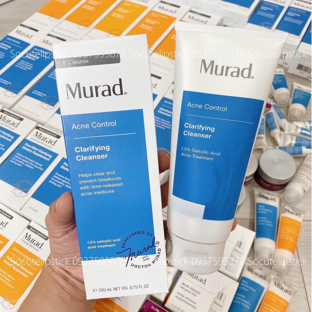 Gel Rửa Mặt Cho Da Mụn Clarifying Cleanser Murad 200ml