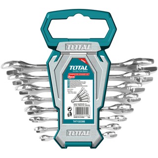 6-22mm Bộ cờ lê 2 đầu miệng 8 chi tiết Total THT102386