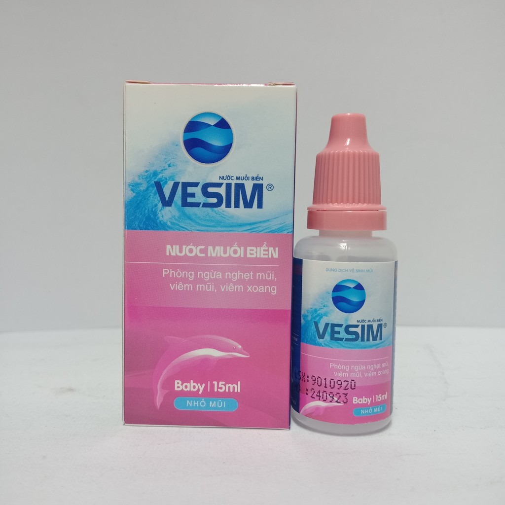 Nước muối biển Vesim baby 15ml