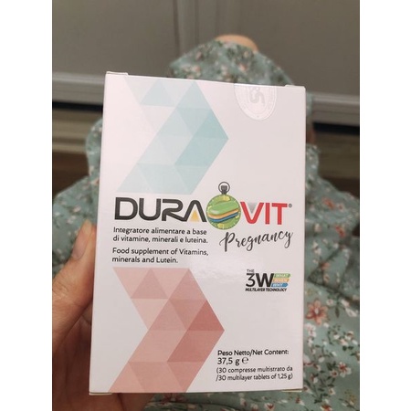 Bổ bầu Duravit Pregnancy - Bổ sung sắt, acid folic, lutein và các vitamin, khoáng chất cho phụ nữ mang thai