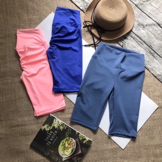 Quần Biker Short Nhún Mông