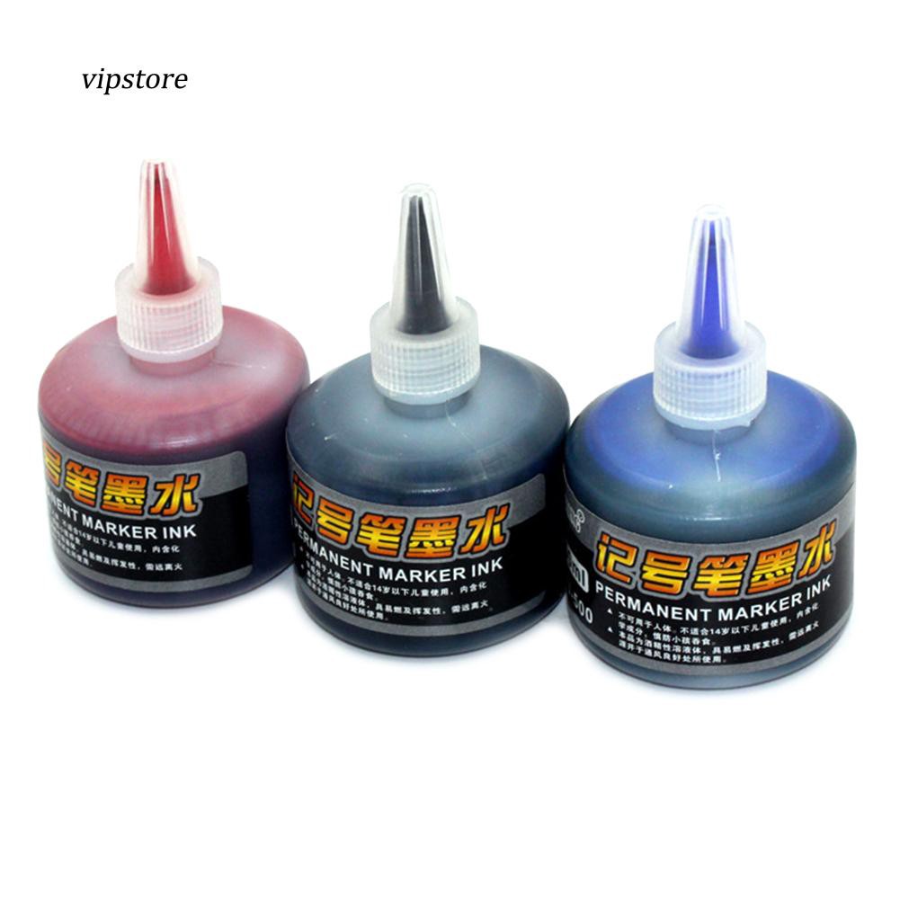 【VIP】50ml Permanent Instantly Dry Graffiti Black Blue Red Refill Ink for Marker Pens