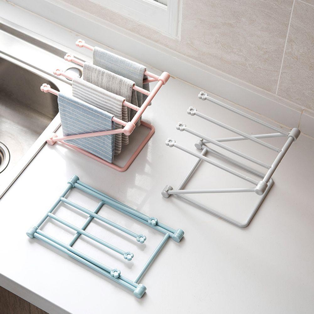 Giá Treo Khăn Dạng Đứng Có Thể Gập Lại Tiện Dụng Cho Nhà Bếp