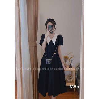 đầm cổ sơ mi bigsize