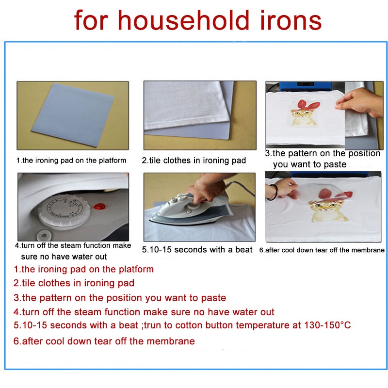 Miếng Dán vinyl In Chữ Truyền Nhiệt Trang Trí Quần Áo / Túi Xách Có Thể Giặt Được diy