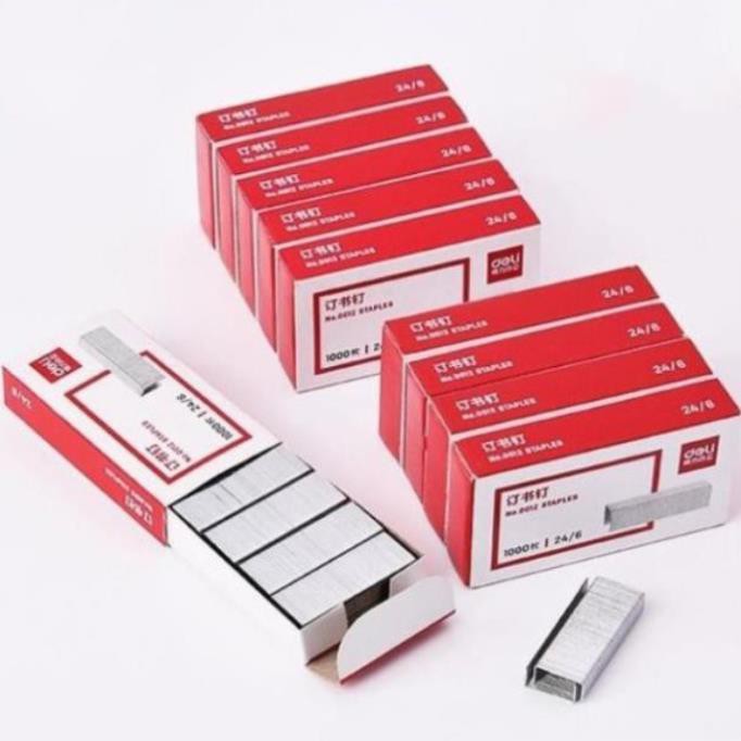 Đinh ghim 23/23- Deli E0014 (đóng từ 100 đến 200 tờ)