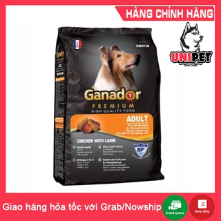 1 bao thức ăn chó lớn Ganador vị cừu và gạo 20kg