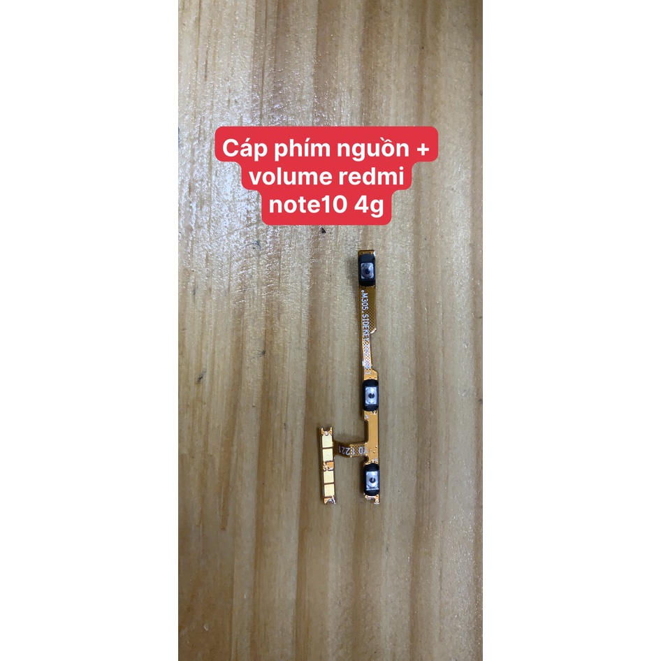 cáp phím nguồn+ volume xiaomi redmi note 10