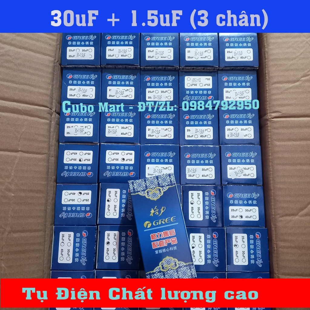 [Cực Tốt] Tụ Điện Khởi Động Lốc Điều Hòa, Khởi động động Cơ, Tụ Động Cơ 1 Pha - Cubo Mart