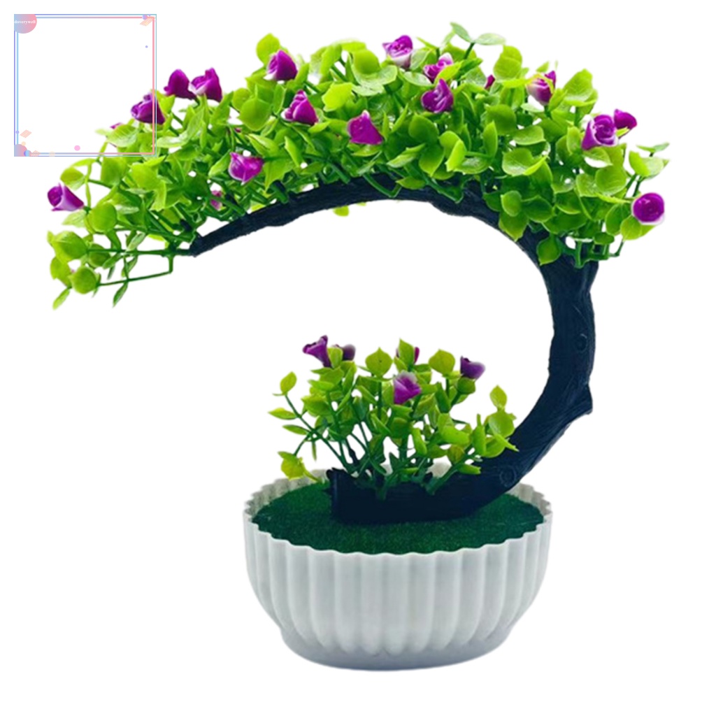 Chậu Cây Bonsai Giả Trang Trí Nhà Cửa