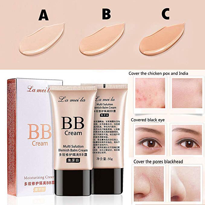 Kem nền BB Cream Lameila nội địa trung mỏng nhẹ mịn da LKN1