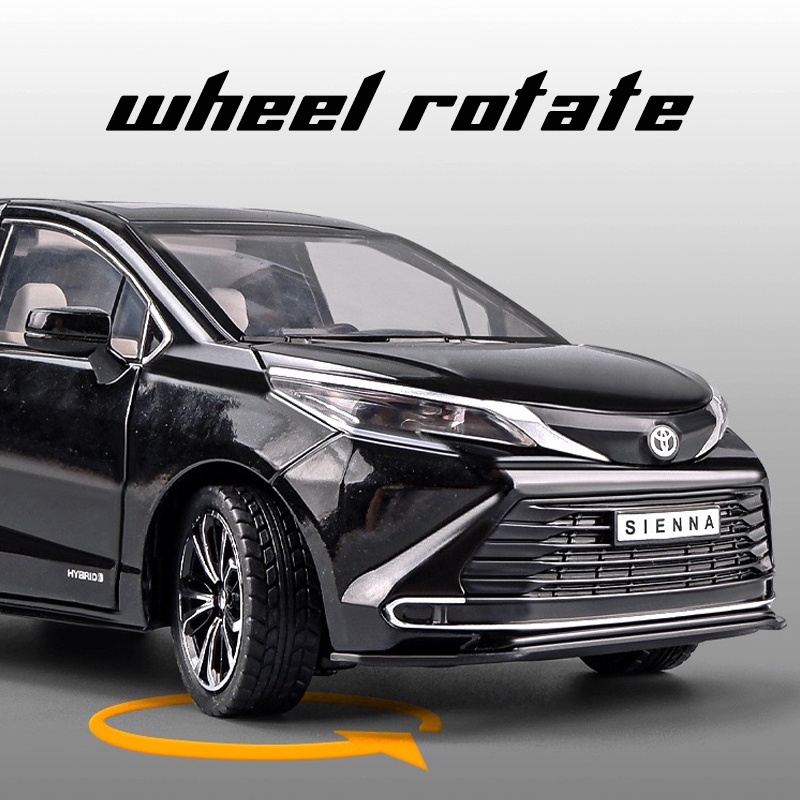 Mô Hình Xe Hơi Toyota Sienna Bằng Hợp Kim Tỉ Lệ 1: 24