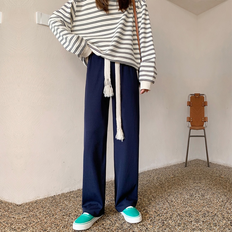 Quần Ống Rộng Nữ Cạp Cao Co Giãn Dây Bản To Kiểu Culottes Dáng Thụng Thời Trang Sugal QUAN NU 036