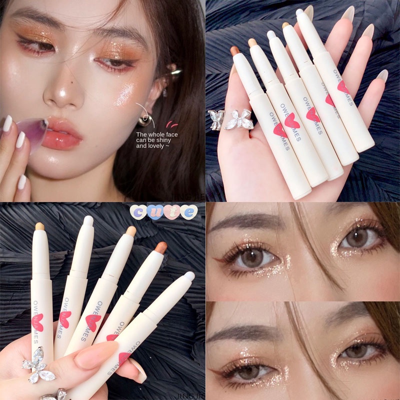 [Hàng mới về] Bút trang điểm mắt OWENJAMES màu nhũ lấp lánh sáng da tự nhiên