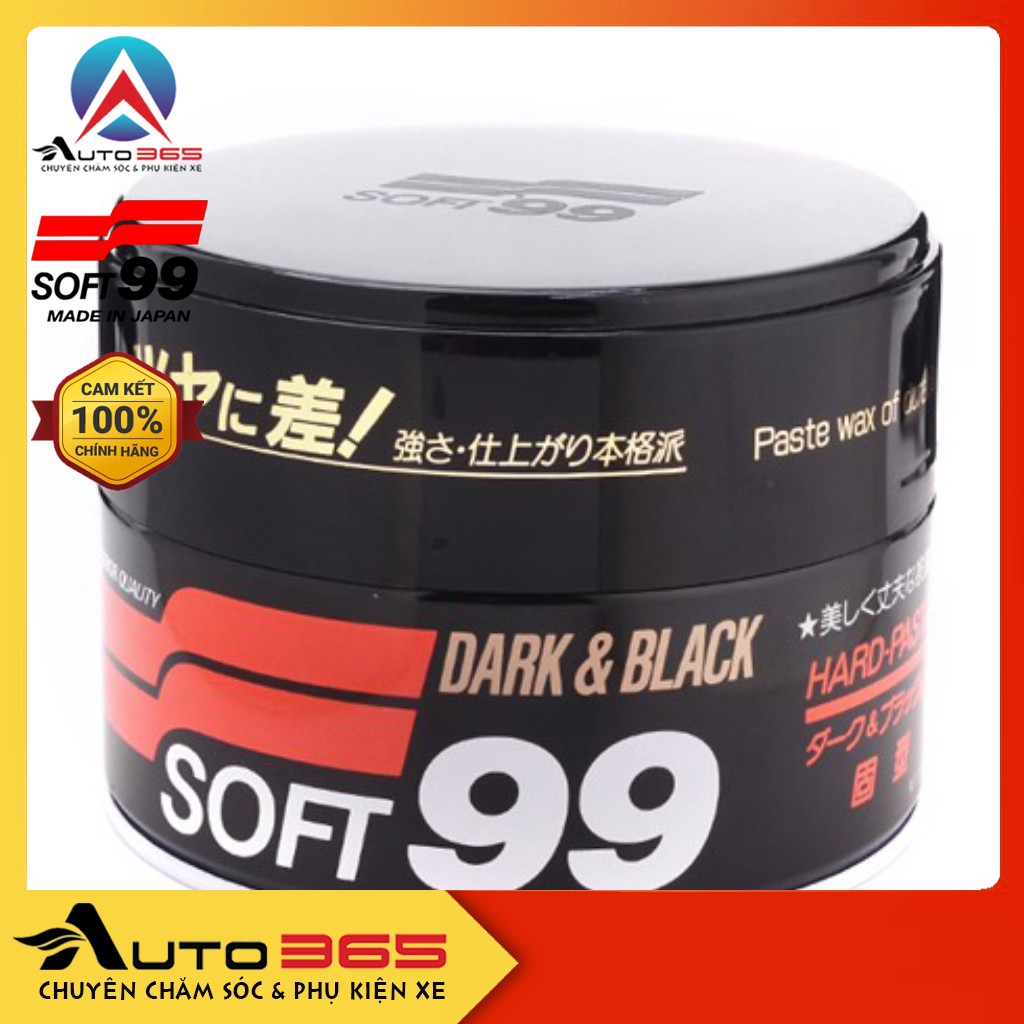 WAX BÓNG XE XÓA VẾT BẨN W2 DARK & BLACK WAX W-2 SOFT99 | JAPAN