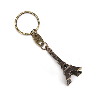 1pc  Móc Khóa Hình Tháp Eiffel Phong Cách Cổ Điển