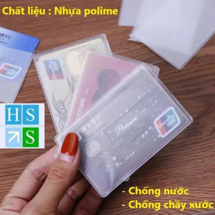 COMBO 20 CHIẾC BỌC CCCD /Bọc bảo vệ thẻ căn cước công dân, thẻ ngân hàng, thẻ tín dụng, bằng lái xe không thấm nước