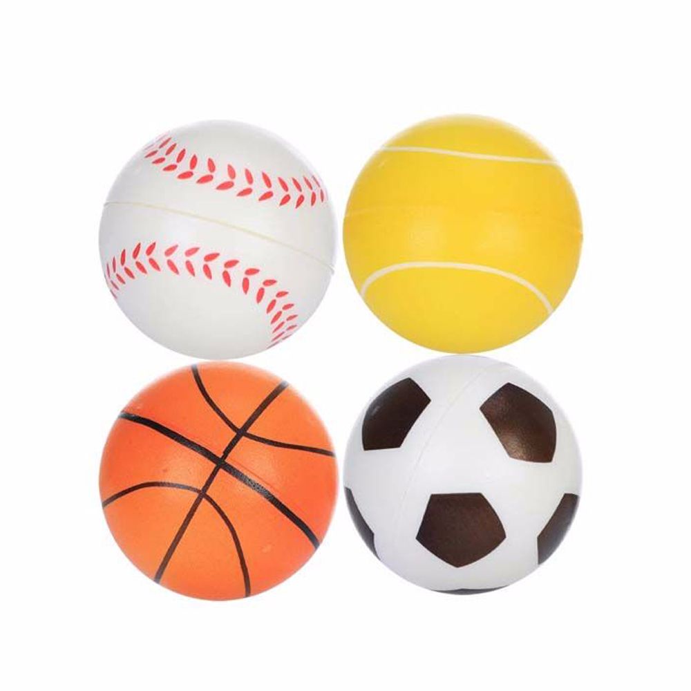 Đồ chơi bóp tay hình quả bóng tennis/bóng rổ bằng cao su giúp giảm căng thẳng