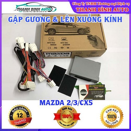 Bộ Gập Gương Và Lên Xuống Tự Động Tích Hợp Cho Xe Mazda  - Thanh Bình Auto