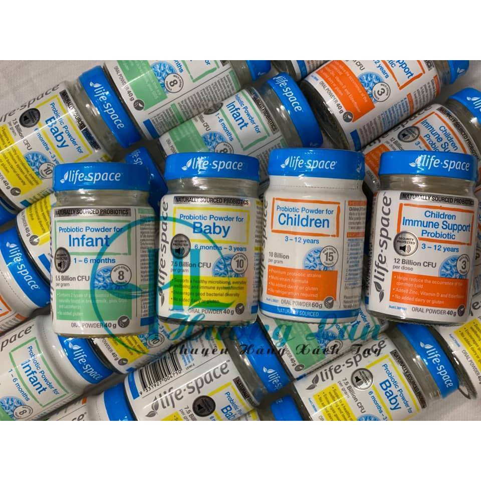 Hộp Đựng Men Life Space Úc ( Life Space Infant Probiotic , Life Space Baby Probiotic , Life Space Ch