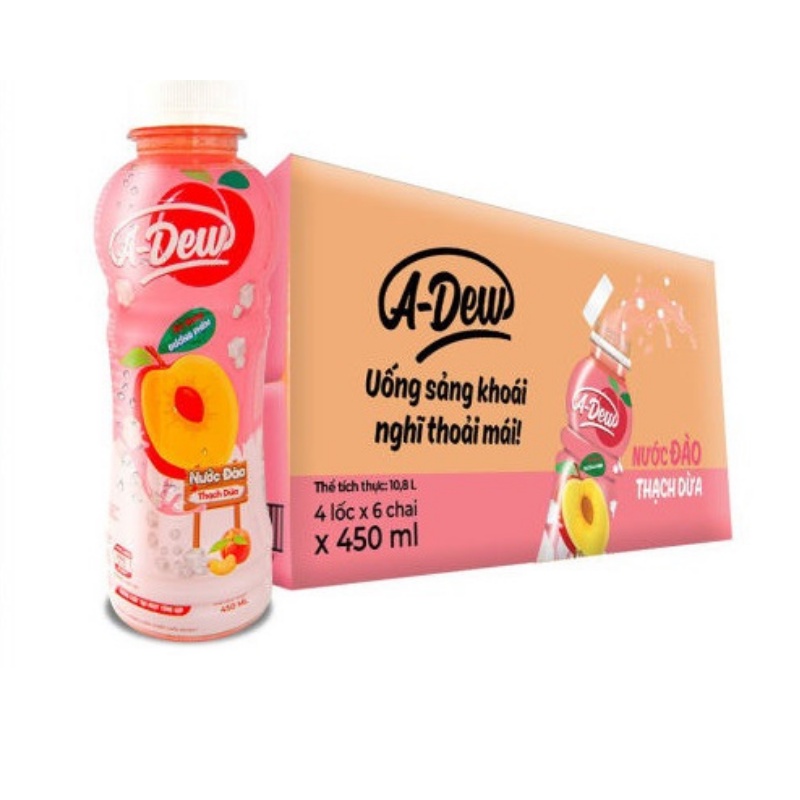 Nước ĐàoThạch Dừa A DEW