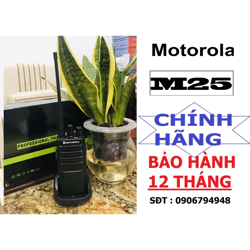 Bộ Đàm Motorola M25 ( mới ) - Bh 12 tháng Chính hãng