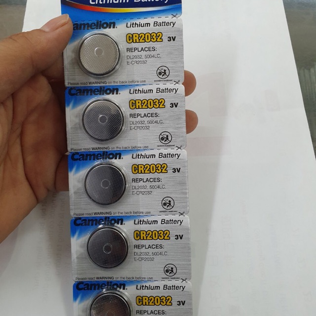 Pin dẹt 3v CR 2032 came