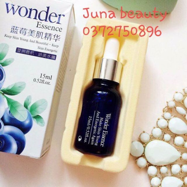 Wonder Essence Serum Việt Quất Kiểm Soát Dầu Thu Nhỏ Lỗ Chân Lông - Giúp Sáng Da Chính Hãng Bioaqua | BigBuy360 - bigbuy360.vn