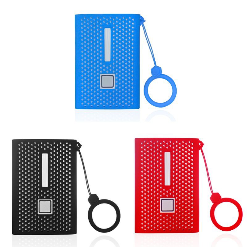 Soft Silicone Protective Cover Case Lanyard for Sam-sung T7 SSD Mobile Hard Disk