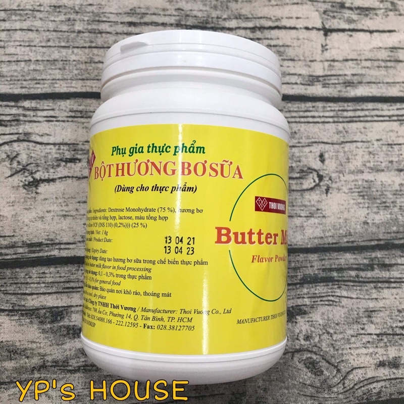 Bột hương bơ sữa 100g
