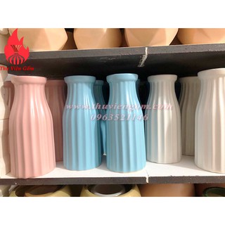 [ Sỉ ] Lọ hoa thắt nơ chuẩn Bát Tràng