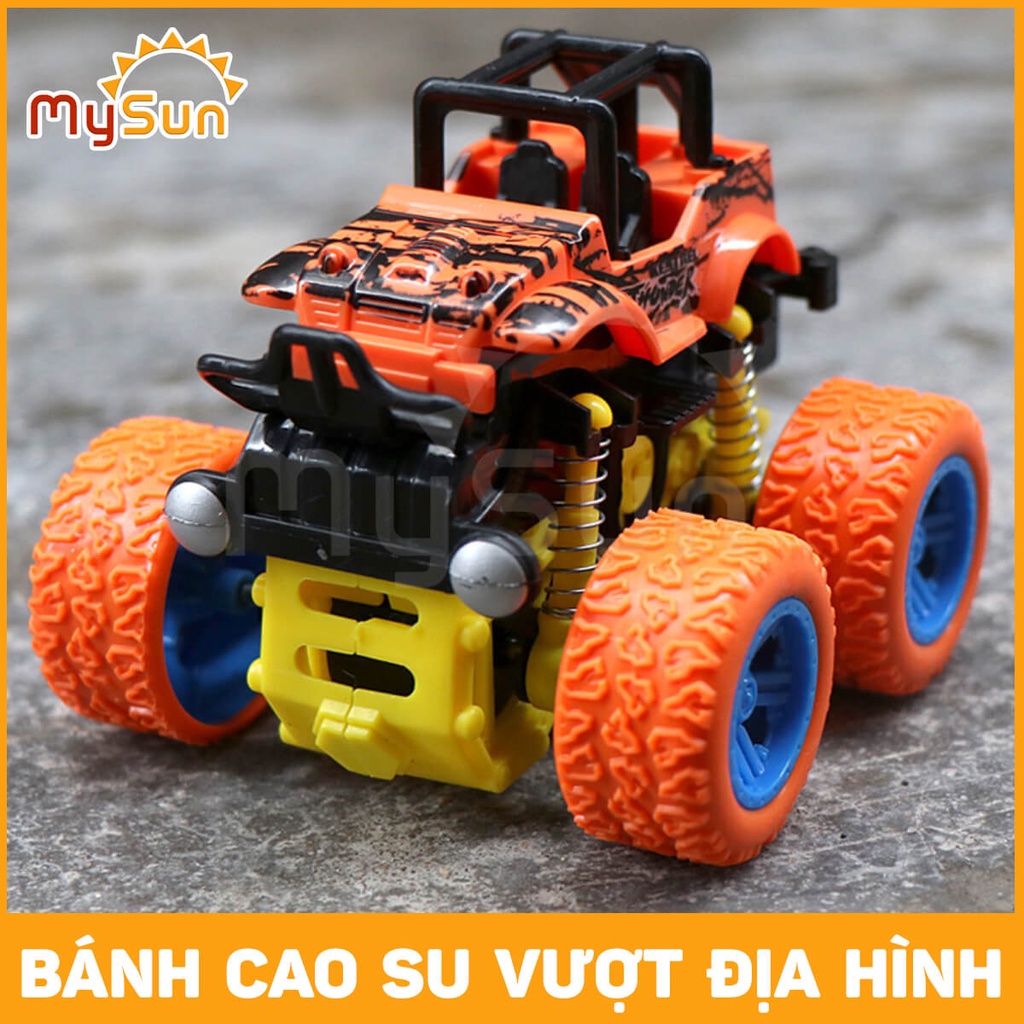 Đồ chơi xe ô tô vượt địa hình 4 bánh nhào lộn 360 độ trẻ em MySun