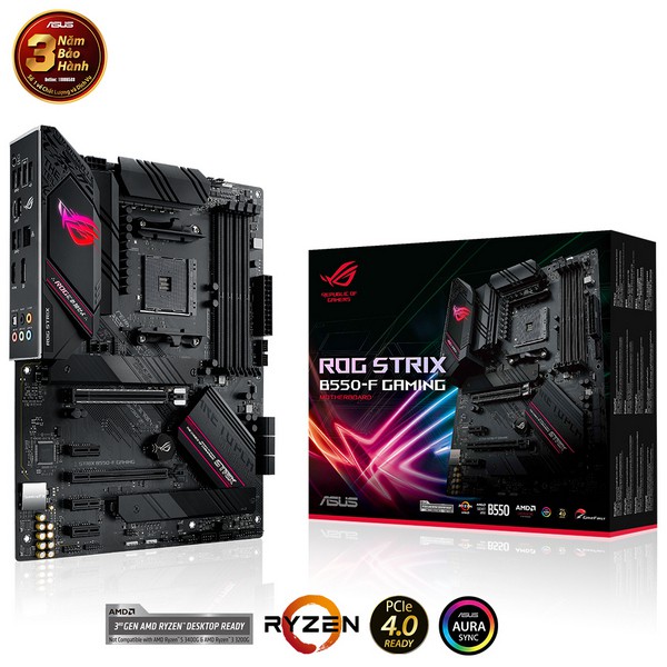 Main Asus Rog Strix B550-F Gaming (Chipset AMD B550/ Socket AM4/ VGA onboard)