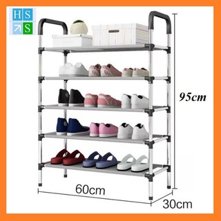 Kệ để giầy dép 5 tầng nắp ghép