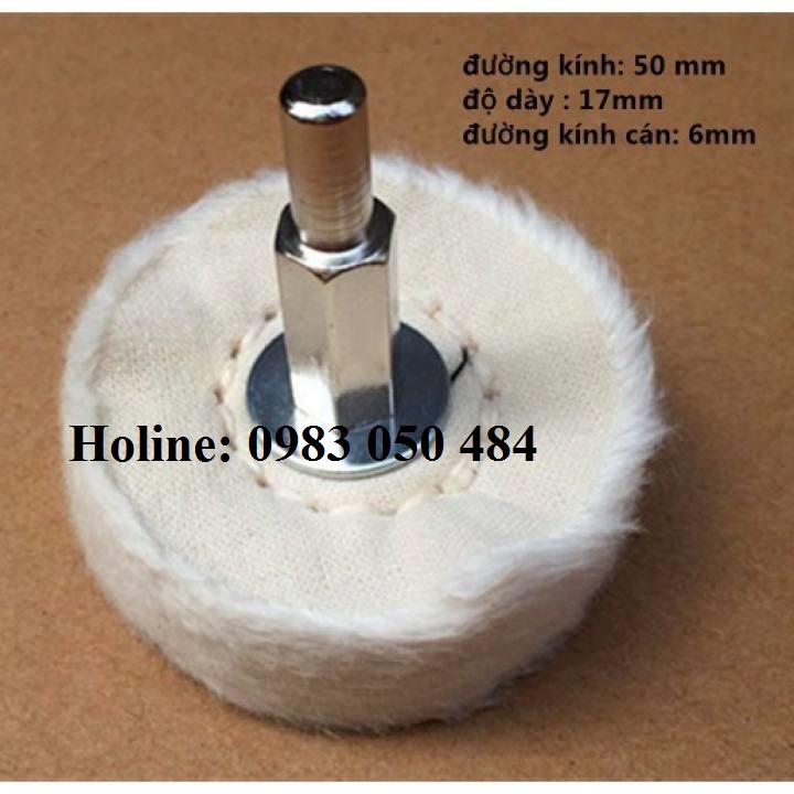 Vải bông trắng đánh bóng hình mặt phẳng 50mm