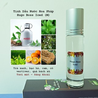 (38M) Tinh Dầu Nước Hoa Pháp - Hugo Boss Iced (Men)