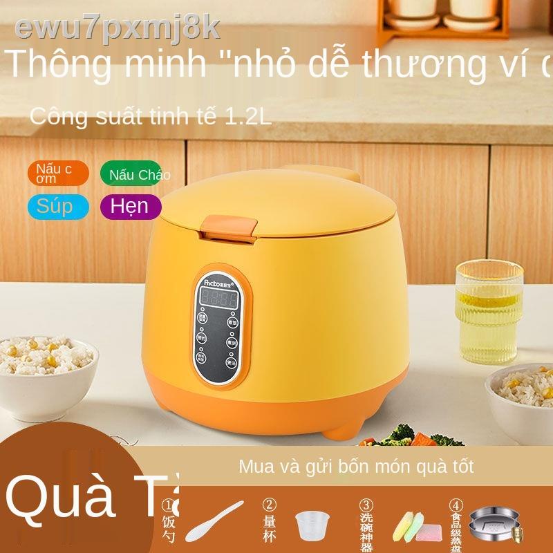 Nồi cơm điện mini gia đình 1 người tự động đa năng cho 2-3