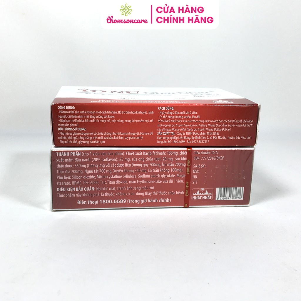 Tố Nữ Nhất Nhất - bổ sung nội tiết tố nữ - đẹp da | BigBuy360 - bigbuy360.vn