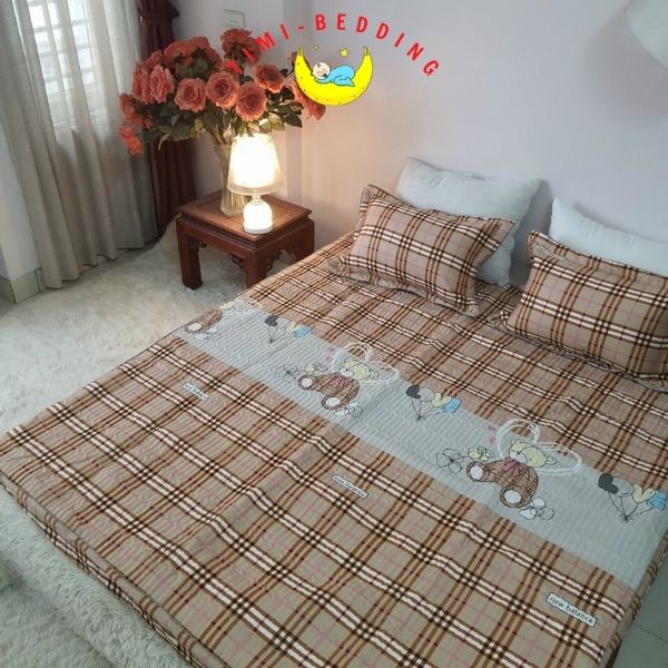 Ga trải giường trần bông – Ga trần bông bọc chun cao cấp, dày đặn, ấm áp – Timibedding