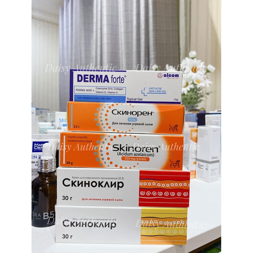 Derma Forte giảm mụn - Gel giảm mụn, giảm thâm Derma Forte 15g