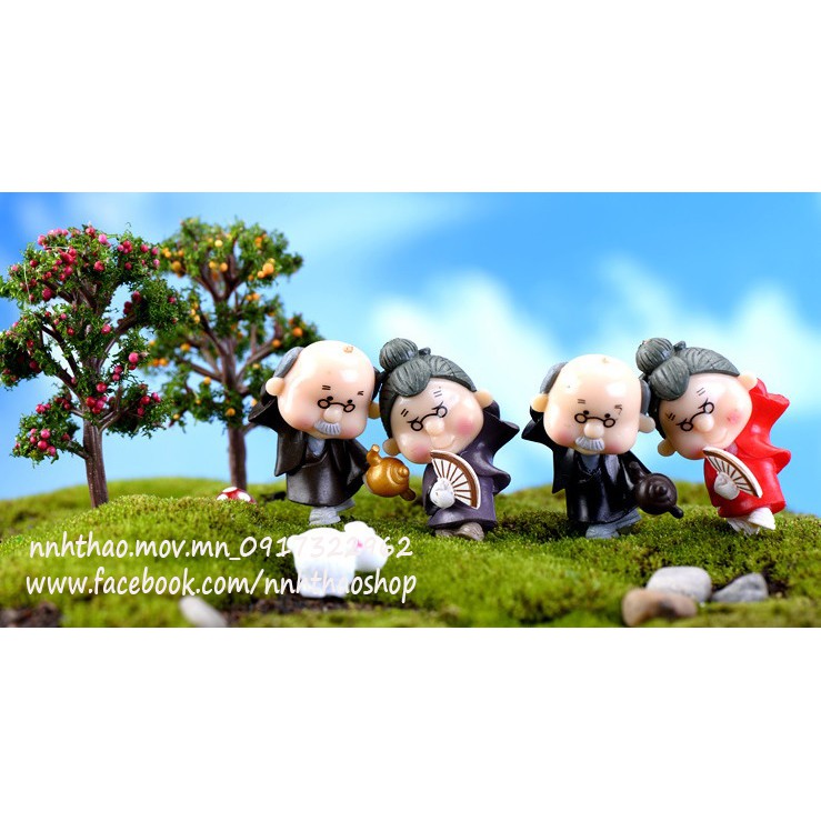 Tượng chibi trang trí mô hình, tiểu cảnh