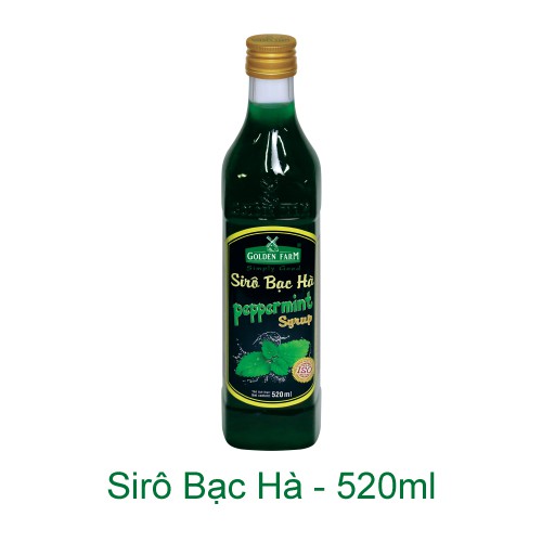 Siro bạc hà Golden Farm 520ml