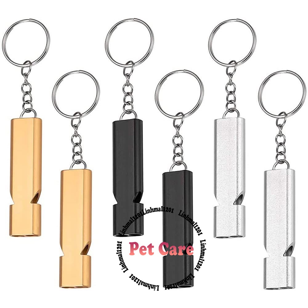 Còi nhôm âm kép huấn luyện chim săn mồi thú cưng