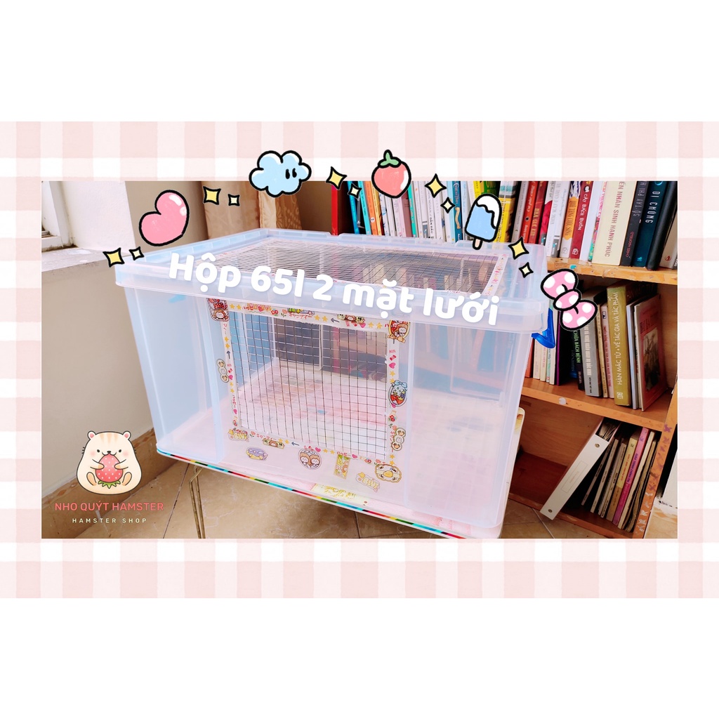 🍊 HỘP NHỰA 65L NUÔI HAMSTER 🍊